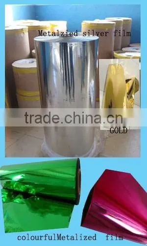 20mic 22mic 24mic Silver Metallic Film/Silver Coated PET Metalized Film photo-4