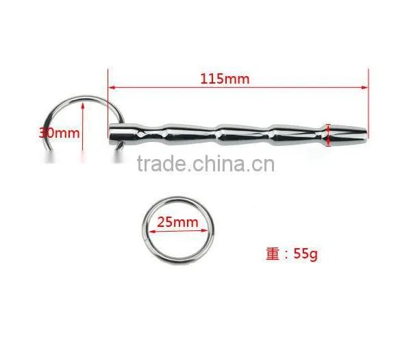 CTDA-013 Male Stainless Steel Soft Silicone Urethral Stretching Tube Urethra Metals Urine Catheter photo-6