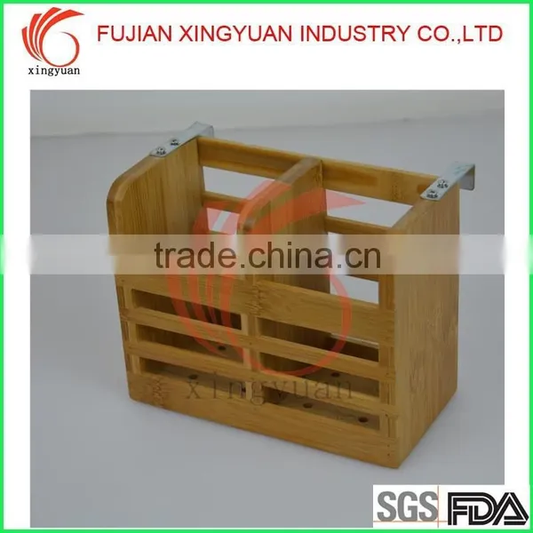 Bamboo Kitchen Utensil Holder, Spatulas Bamboo Holder photo-2