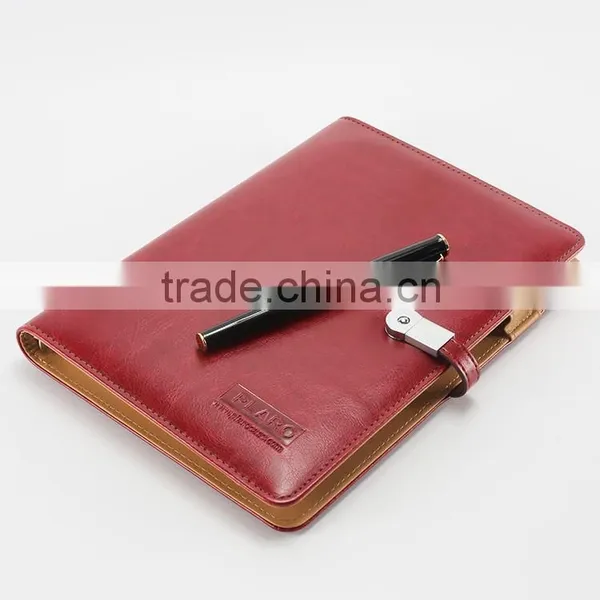 Plaro Notebook With Pen Leather Portfolio Custom Logo photo-5