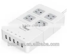 6 OUTLET US Socket Power Strip,surge Protector Socket With 5 USB Charging Ports V-04 photo-2