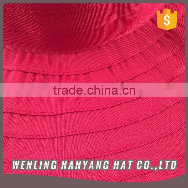 Women's Wide Brim Caps Foldable Summer Beach Sun Straw Hats photo-3