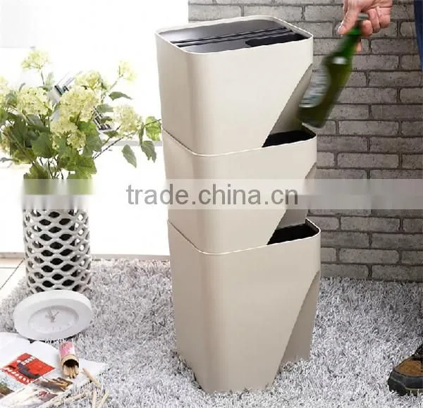 China Manufacturer Price Stackable Classfication PP Trash Can photo-4