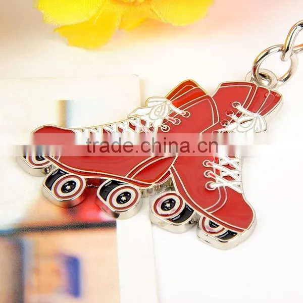 Fashion Cheap Factory Slipper Keychain Shoes Keychain Color Painting Alloy Metal Keychain in Bulk photo-4