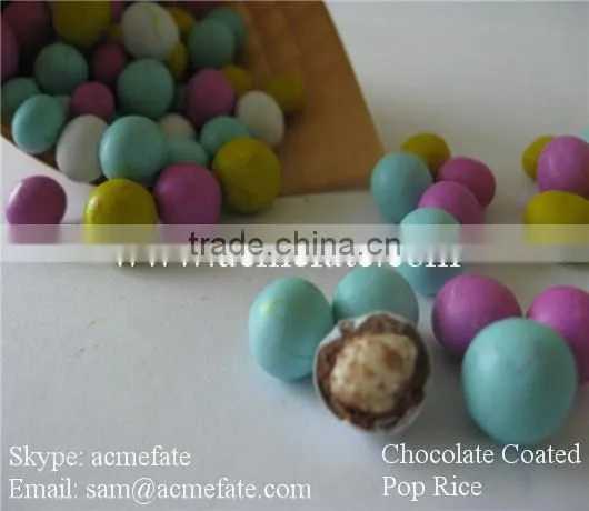 Halal/HACCP Wholesale Chocolate Coated Pop Rice photo-4