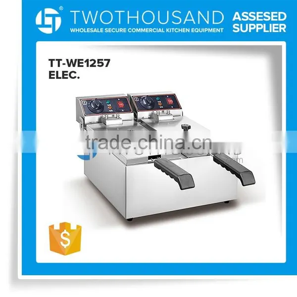 Gas Chip Fryer - 2 Baskets, 11 Liters, 35490 BTU, TT-WE268C photo-4
