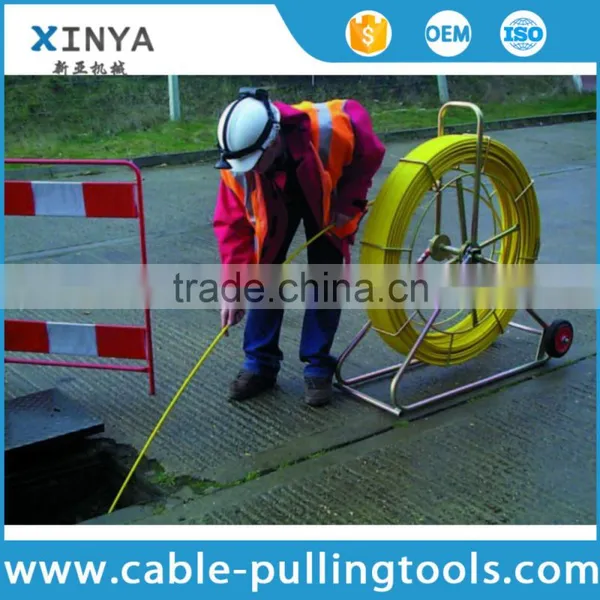 16mm 200m Yellow Color Fiberglass Duct Rods Like Snake Sharp photo-6