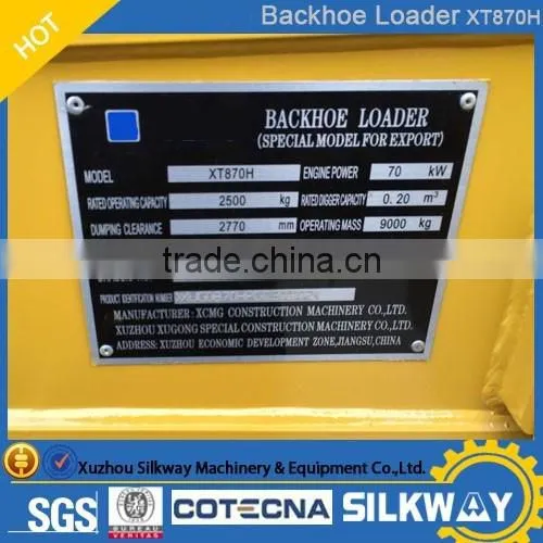XT870H Mini Wheel Loader With Backhoe Attachment for Sale, Small Backhoe Loader for Sale photo-4