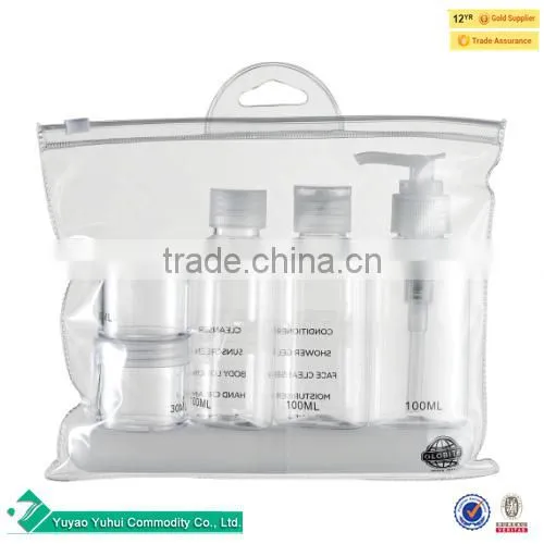 4Pcs Bottles Set Designer Plastic Cosmetic Bottle Sets Travel Sets photo-2