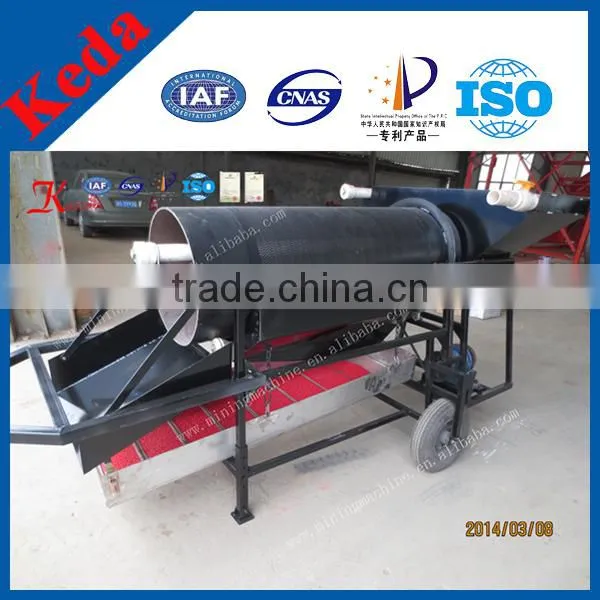 Large Capaility Alluvial Gold Washing Machine Gold Trommel Scrubber photo-2