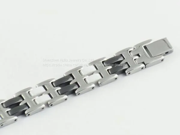 CZ Stones Inlay And Ceramic Bracelet Jewelry Unisex / Women photo-2