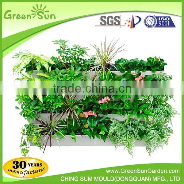 Green Sun Landscapingvertical Garden Green Wall Module Artificial Hanging Wall for Plants Synthetic Grass Moss Turf Indoor Decor photo-3