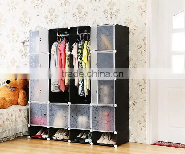 Store More High Quality DIY PP Cube Organizer Closet for Home Storage With Door photo-2