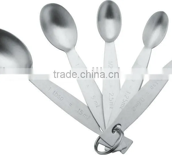 Jiangmen Factory 5 Pieces Stainless Steel Measuring Spoon photo-2