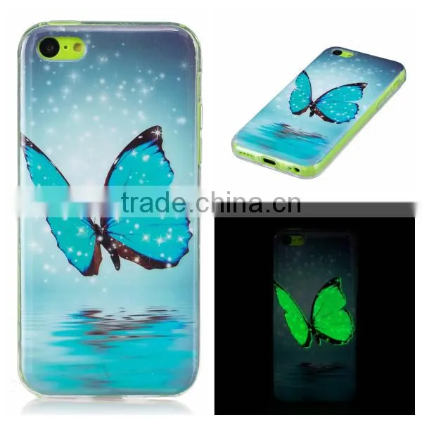 Hot Sale IMD Luminous Protective TPU Phone Case For IPhone 5C photo-4