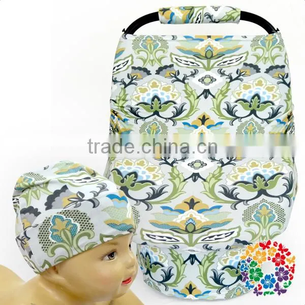 Wholesale Stretchy Baby Car Seat Cover Multi-use Nursing Cover Shipping Cart Cover photo-5
