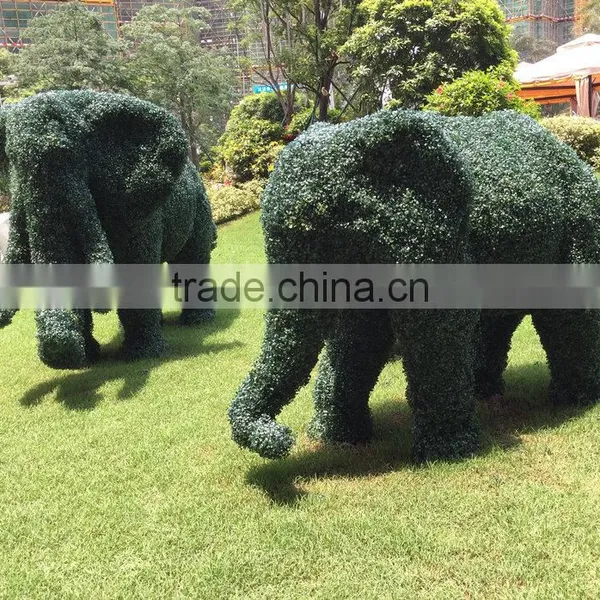 Green Grass Elephant Statue photo-3