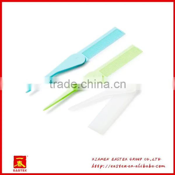 Good Quality Mini Pocket Plastic Folding Comb photo-5