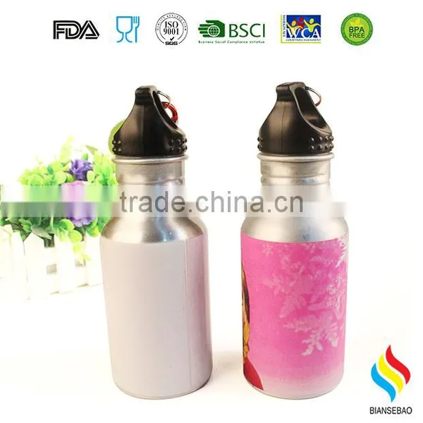 600ML Aluminum Sports Water Bottle With Straw photo-4