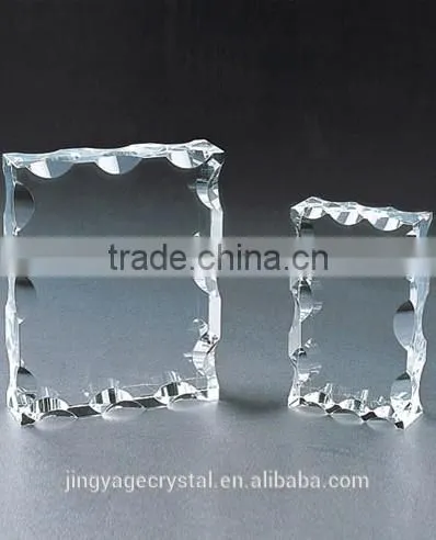 Jingyage Transparent Sublimation Crystal Blanks Cube photo-3
