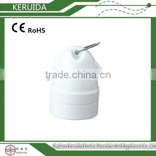 E27 High Quality Steatite Ceiling Pendant Porcelain Lampholder photo-3