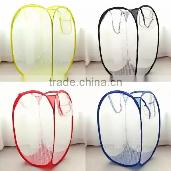 Promitional Colorful Cheap Foldable Plastic Laundry Basket photo-2