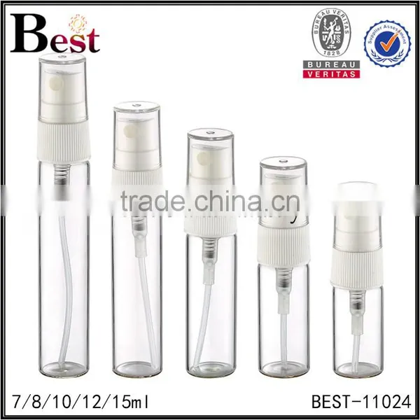 10ml 12ml 15ml Perfume Spray Bottle Clear Empty Perfume Spray Bottle White Pump Perfume Bottle Glass Spray photo-4