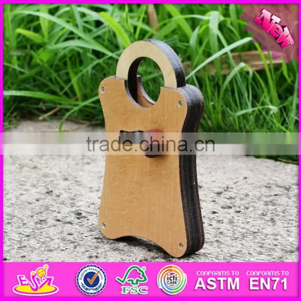 2016 New Product Kids Wooden Lock Toy, Top Fashion Children Wooden Lock Toy W02A168 photo-6