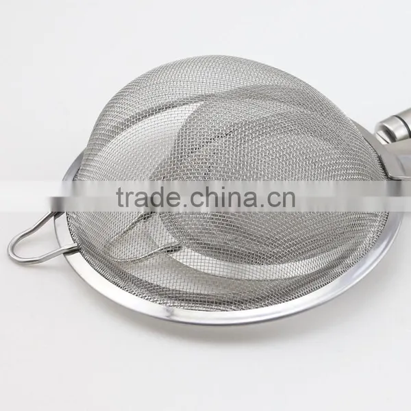 Stainless Steel Kitchen Utensils Cooking Tool Wire Mesh Skimmer Set photo-4