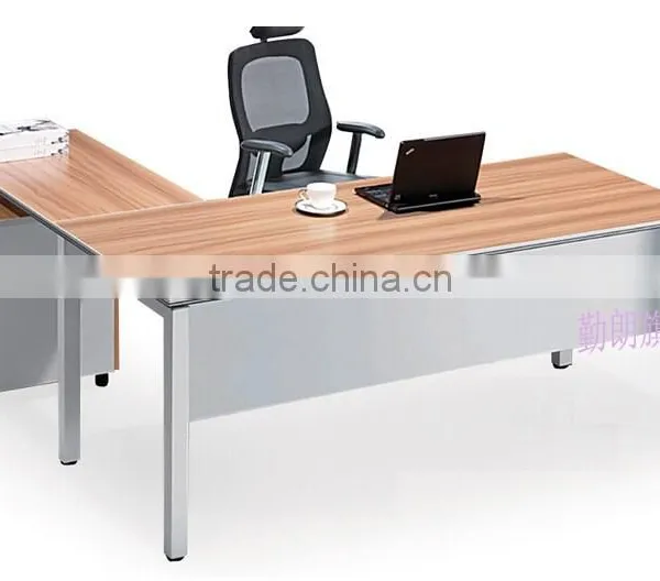 2015 Latest Simple Style Metal Frame Office Table Design photo-3
