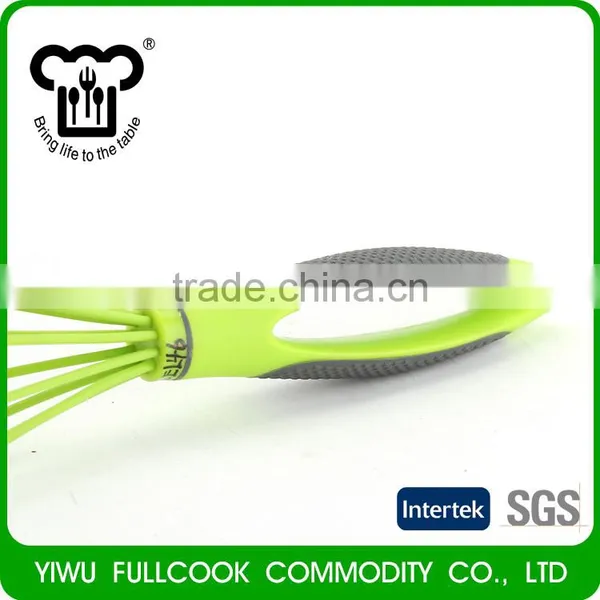 High Quality Eay Hold Handle Silicone Wire Whisk Egg Beater Cooking Tool photo-3