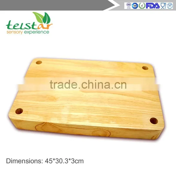 Extra Large Rubber Wood Chopping Block photo-2