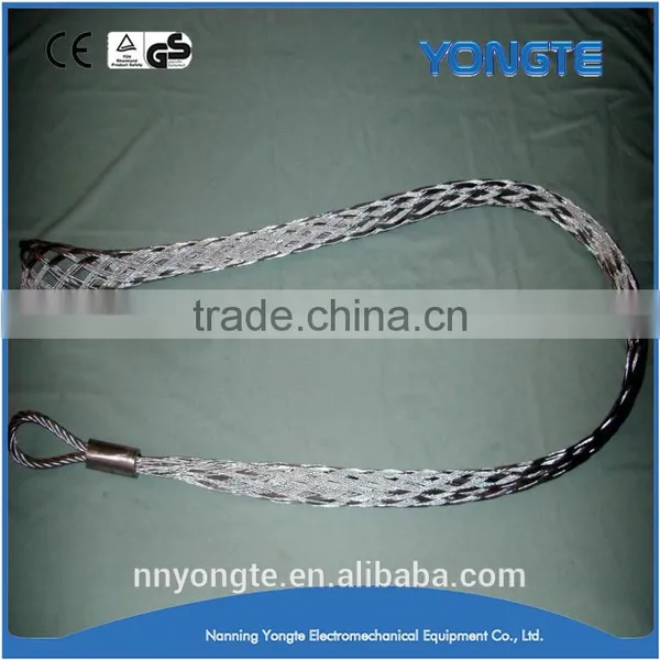 High Grade Galvanized Steel Single Lattice Weave Wire Mesh Hoisting Grip photo-4