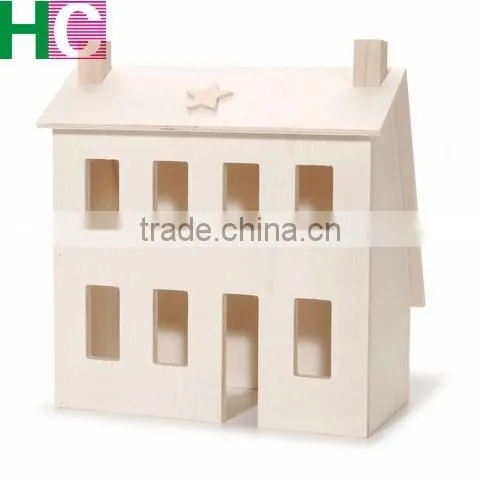 Wooden DIY House Sharped Toy photo-2