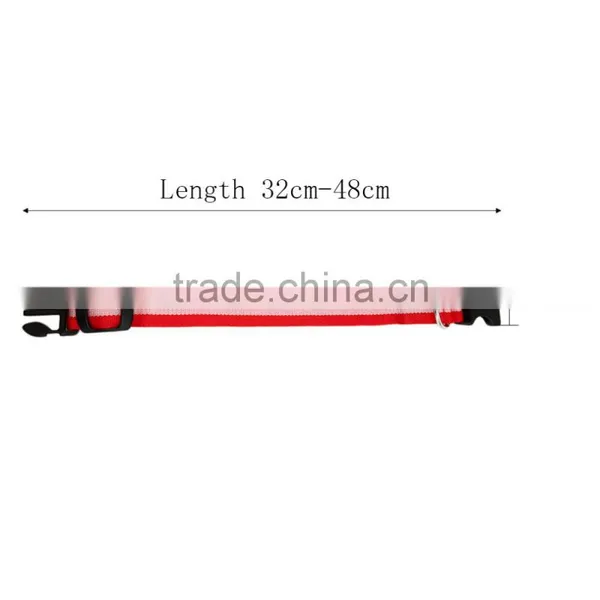 LED Nylon Pet Dog Collar Night Safety LED Light-up Flashing Glow in the Dark Lighted Dog Collars Free Shipping photo-5