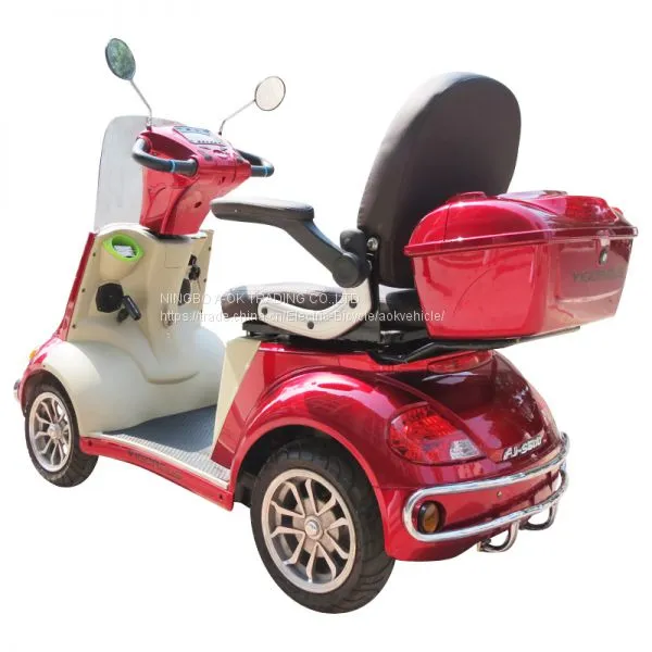 500W Ewheels Adult Electric Scooter , 4 Wheels Electric Scooter With Windshield photo-2