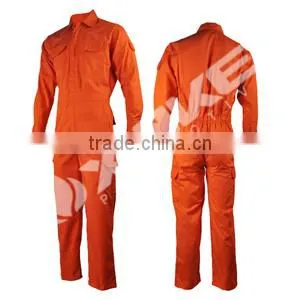 Orange Cotton Fire Resistant Pants for Mining Industry