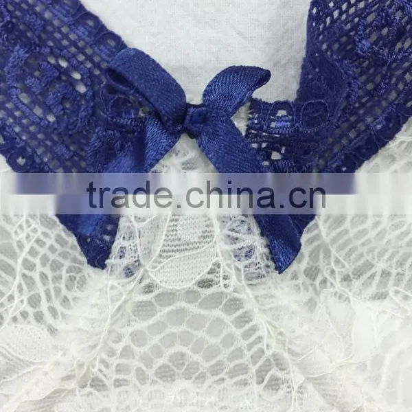 Stylish Design Tranparents Lace Soft Cup Bra Sexy Ladies Bra Panty Set photo-5