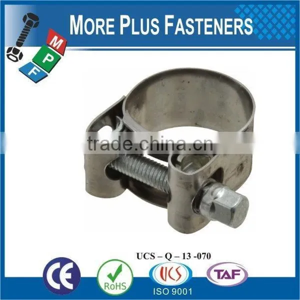 Made in Taiwan Stainless Steel Strong Stainless Steel Hose Clamps Flexible Hose Clamp T Bolt Hose Clamp photo-5