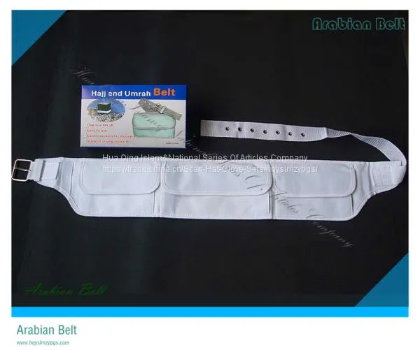 Arabian Belt(7 Holes/8 Holes Waist Bag Style) / Arabian Belt / Muslim Belt / Belt / Pilgrimage Belt photo-3