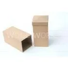 Brushed Hollow WPC Tube For Handrail / WPC Column Easy-assembled