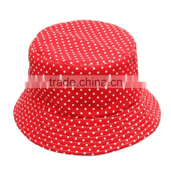 Dot Pattern Bucket Caps Summer Sun Hat Fishing Outdoor Caps photo-2
