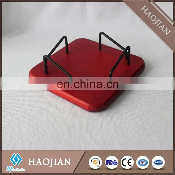Wooden and Wire Coaster Rack Boat Wood Rack With Iron Wire