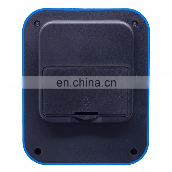 Square Quartz Table Plastic Desk Clock photo-5