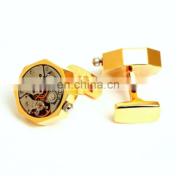 Watch Steampunk Cufflinks Mechanical Movement Watch Cufflinks photo-6