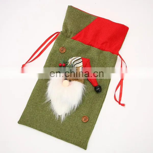 3 Style Christmas Gifts Santa Claus Sack Kids Candy Christmas Bag photo-4