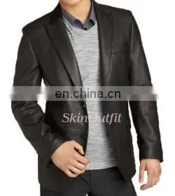 Mens Leather Blazers Varieties With Colors Efficent