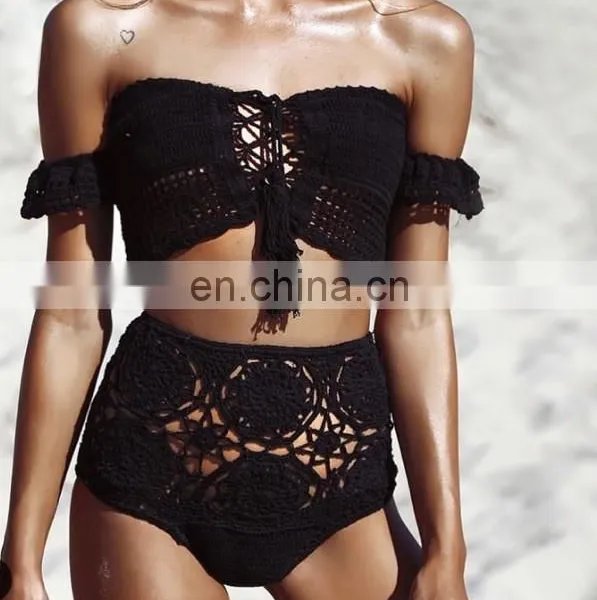 Women Handmade Crochet Party Strap Bodycon Vintage Xxs Bikini