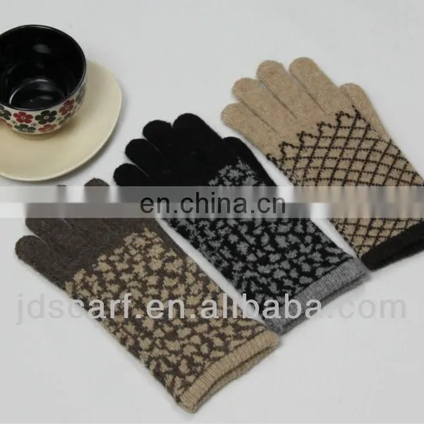 Knit Hats and Gloves Knitted Gloves (JDG-001 Col.01#) Knit Glove