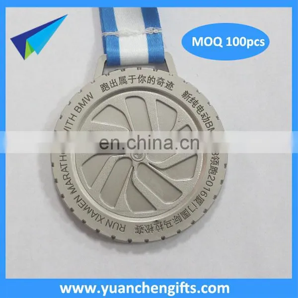 Design Your Own Custom Metal Crafts Production Zinc Alloy Blank Gold Award Metal Sport Medal With Ribbon photo-3